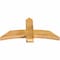 Ekena Millwork Bellingham Rough Sawn Timber Gable Bracket, Western Red Cedar, 48"W x 24"H x 4"D x 6"F, 12/12 Pitch GBW048X24X0406BEL00RWR - alternate 5